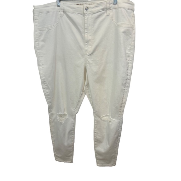 American Eagle Denim - American Eagle Plus Size Distressed Super Stretch Super Hi-Rise Jegging Size 24